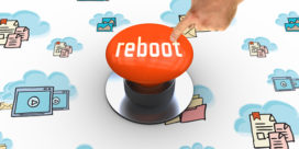 a reboot button