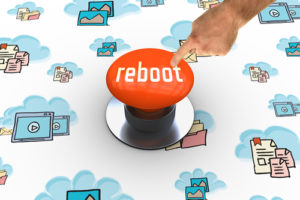 a reboot button