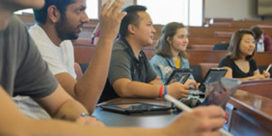 Ohio State students learning on their iPads