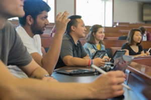 Ohio State students learning on their iPads