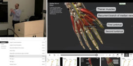 Teaching with 3D anatomy tools, such as the one shown here, can greatly improve learning outcomes.