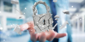 A broken lock illustrates the dangers of higher-ed data breaches.