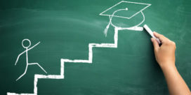 Student success initiatives can help students climb steps toward graduation.
