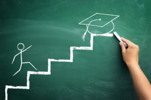 Student success initiatives can help students climb steps toward graduation.