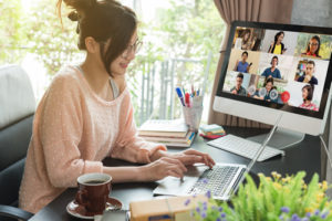The future of work and working from home with a videoconference have been altered by e-learning and the pandemic.