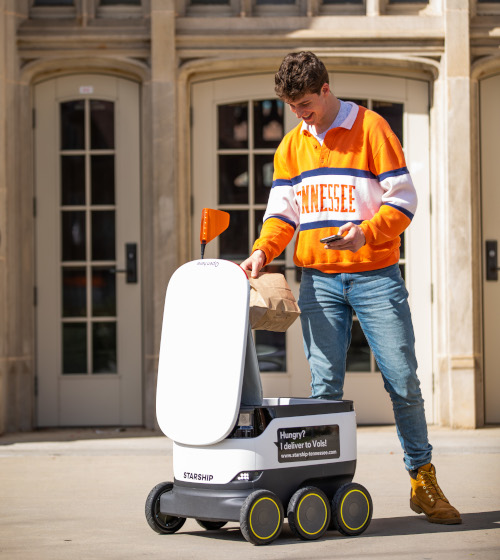 This campus is rolling out food deliveries–with robots
