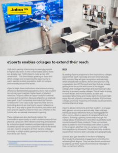 eSports enables colleges to extend their reach