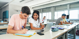 The study focuses on the Hispanic population during a time when a growing number of Hispanic students are heading to college each year.