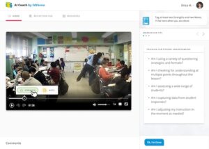 A computerized AI coach support model lets pre-service teachers engage in scalable, self-guided reflection for teacher preparation.