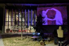 Taking projection technology outside of the classroom to engage and inspire