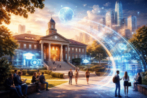 Higher ed institutions that successfully integrate emerging technologies and strengthen cybersecurity may very well thrive.