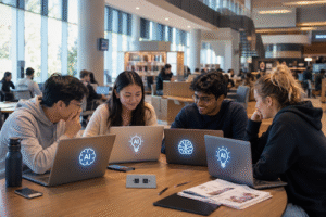 Without guardrails on the use of AI tools, students are left to find their own way and make their own decisions for using the technology.