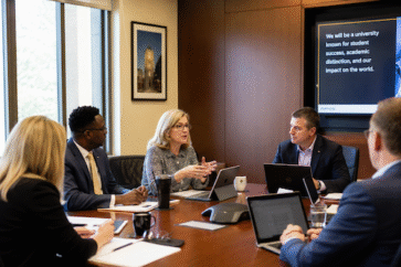 What skills are university leaders prioritizing in new hires?